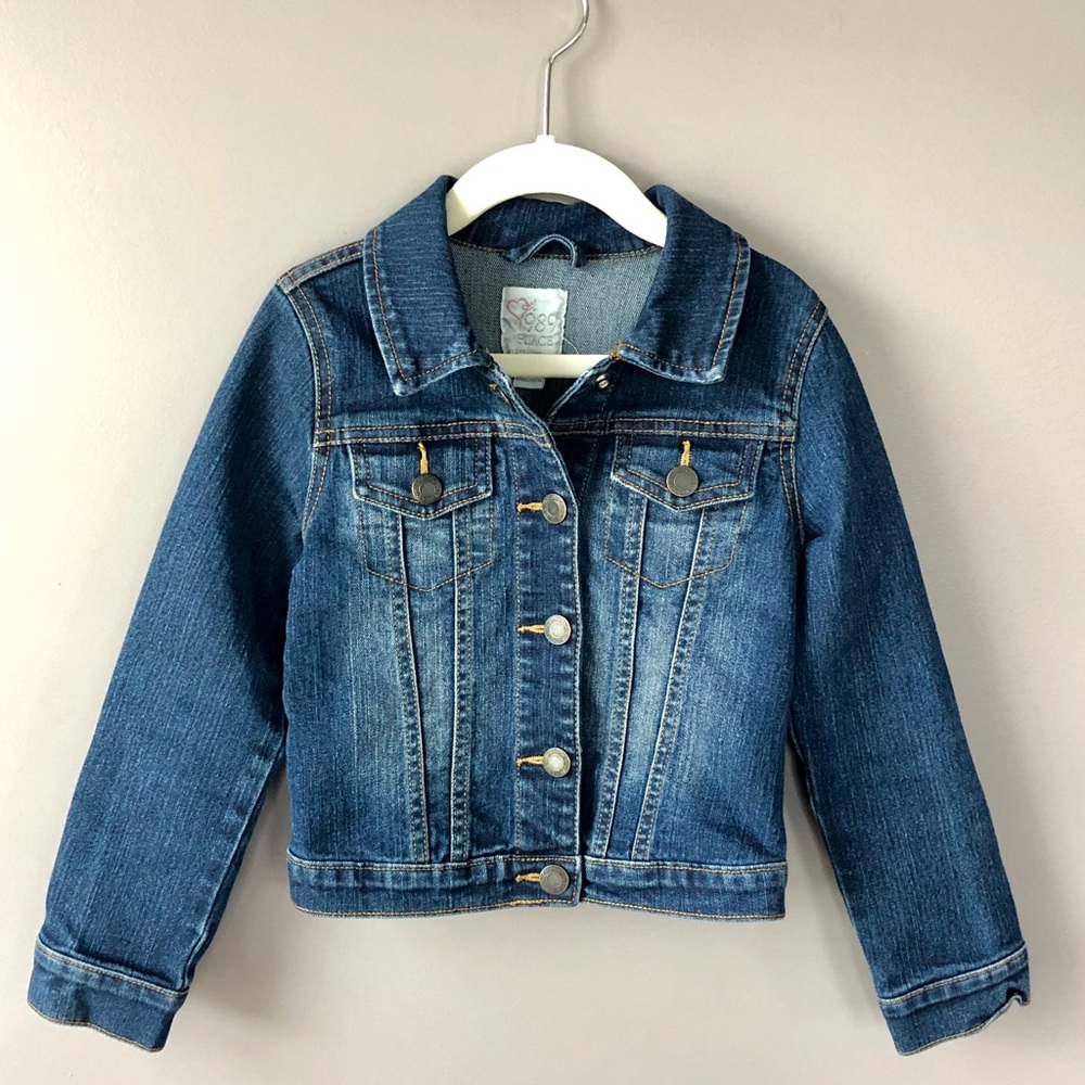 The Children’s Place Jean Jacket Girls Size S 5/6